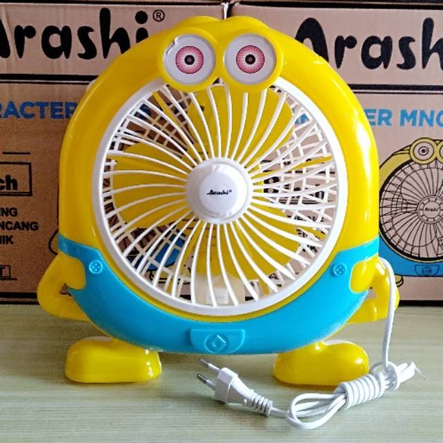 WELLHOME CHARACTER FAN 10INCH Character Fan/ Electric Table Fan/ desk fan
