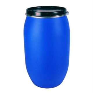  Tong  drum biru  125liter tong air biru  Shopee Malaysia