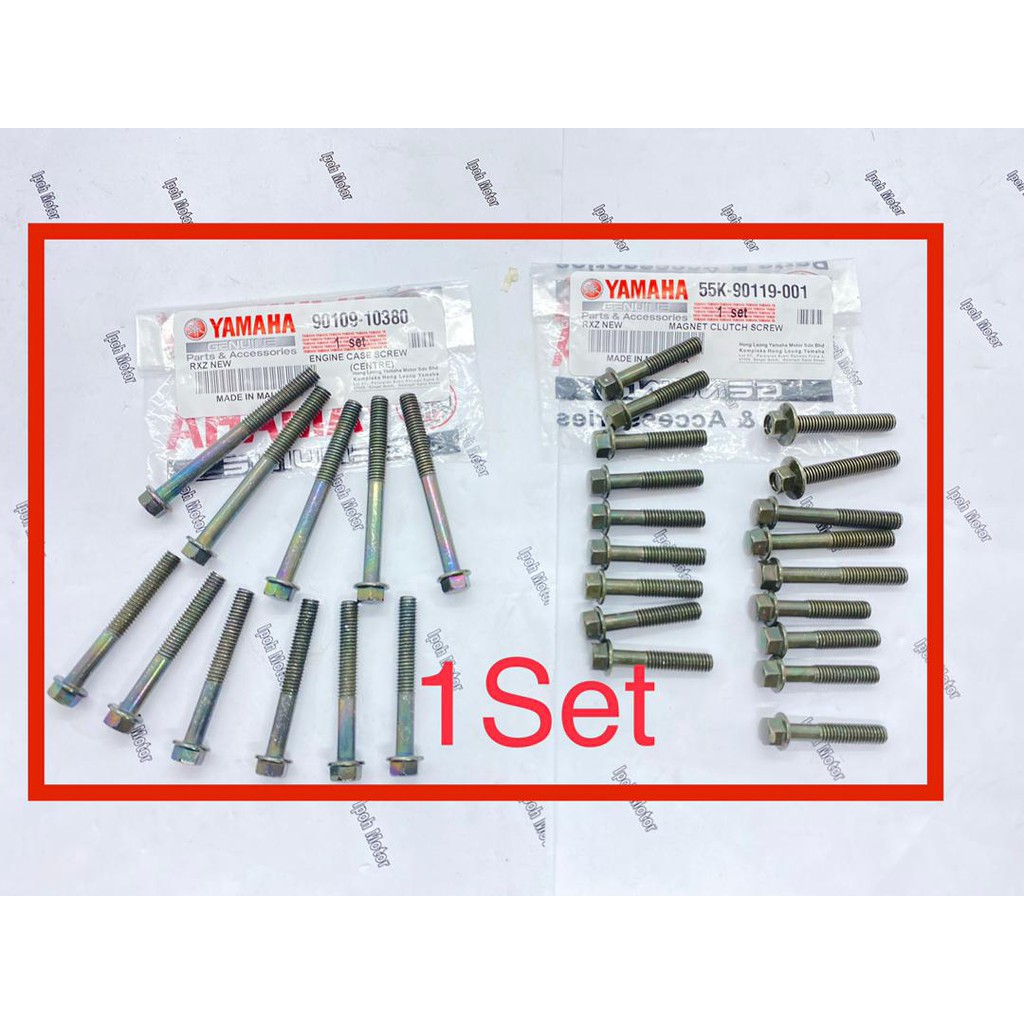 Engine screw enjin skru set yamaha rxz catalyzer rxz old model ori