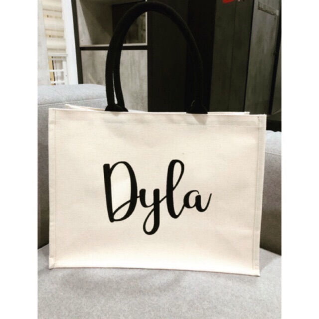 personalised canvas bags