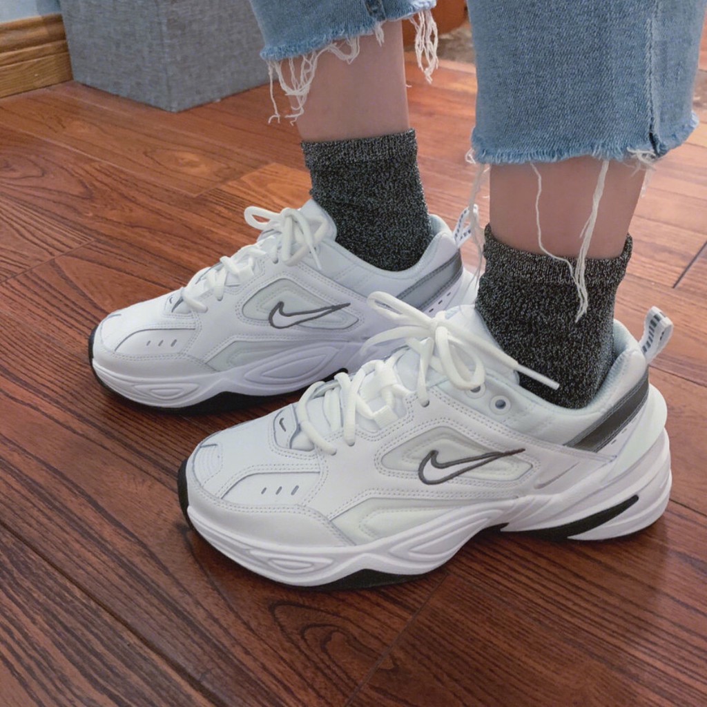 ✶✽✧Nike M2K Tekno Silver Space Platform Height Increase Daddy Retro Men s and Women Casual | Shopee Malaysia