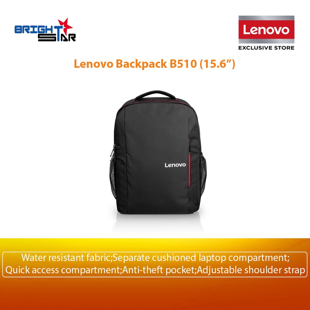 Lenovo Laptop Backpack Row (15.6