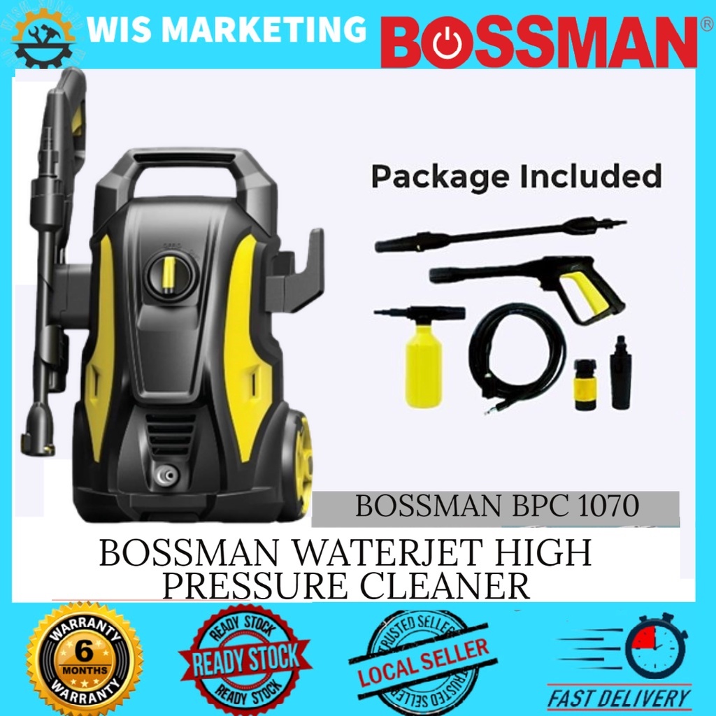BOSSMAN BPC 1070 Waterjet High Pressure Cleaner Water Jek Jack Sprayer