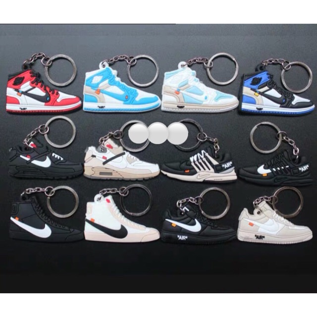 off white sneaker keychain