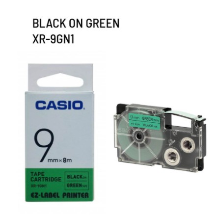 Casio XR-9 9mm EZ-label Tape Cartridge Tape 8 Meter XR-9X1 XR-9WE1 XR-9YW1 XR-9RD1 XR-9BU1 / XR-9GN1 / XR-9GD1 Genuine | Shopee Malaysia