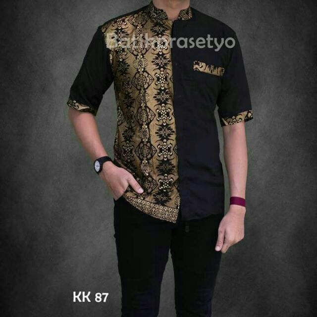 KEMEJA BATIK MODEN LELAKI  Shopee Malaysia