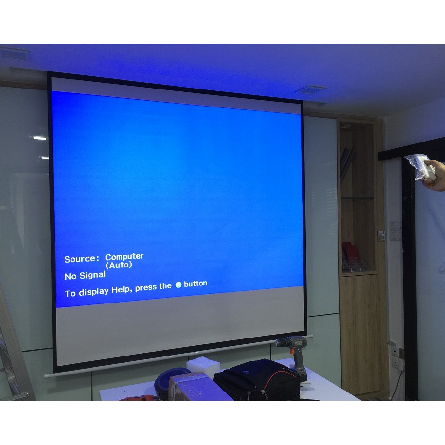 Bigshine Tab Tension Motorized Projector Screen Big Shine Malaysia