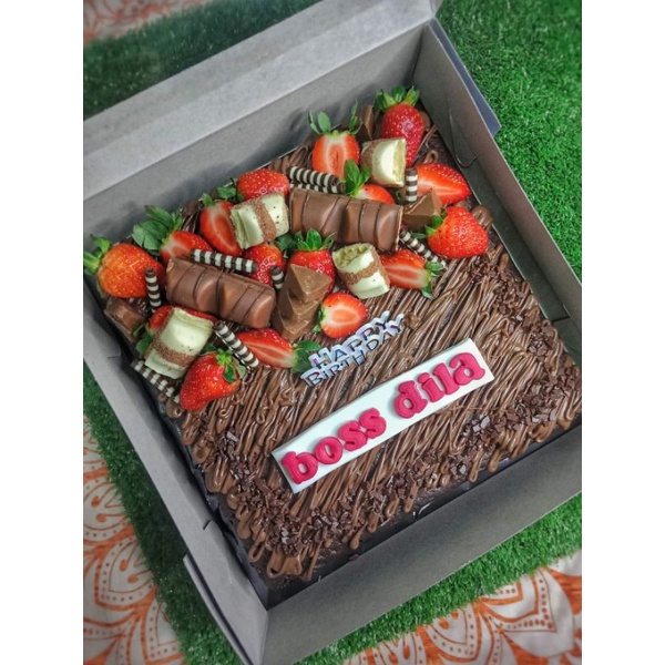 Brownies Kedut Nutella Coklat Kacang Shopee Malaysia