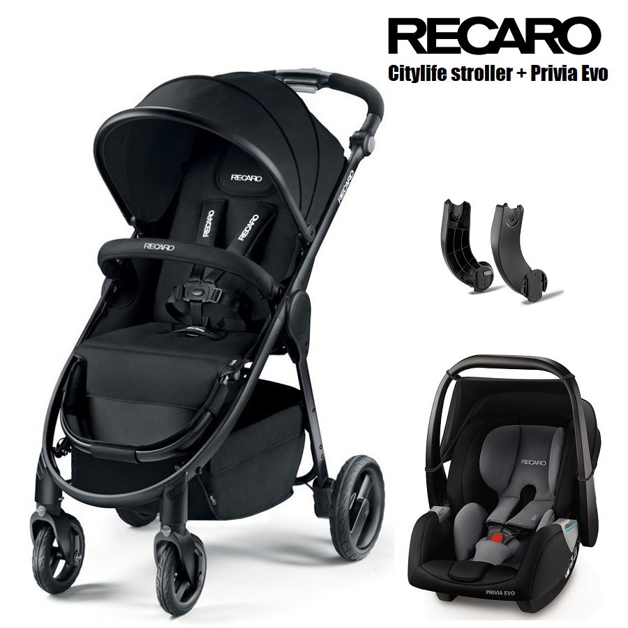 recaro infant car seat stroller combo