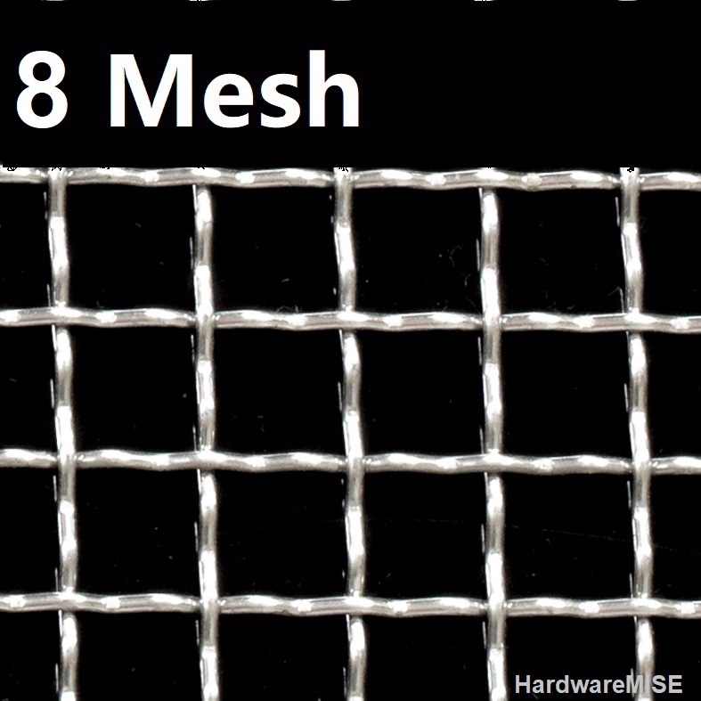 Stainless Steel Mesh Crimped 304 Mesh #2 .063 Stainless Steel Wire Mesh 36x36