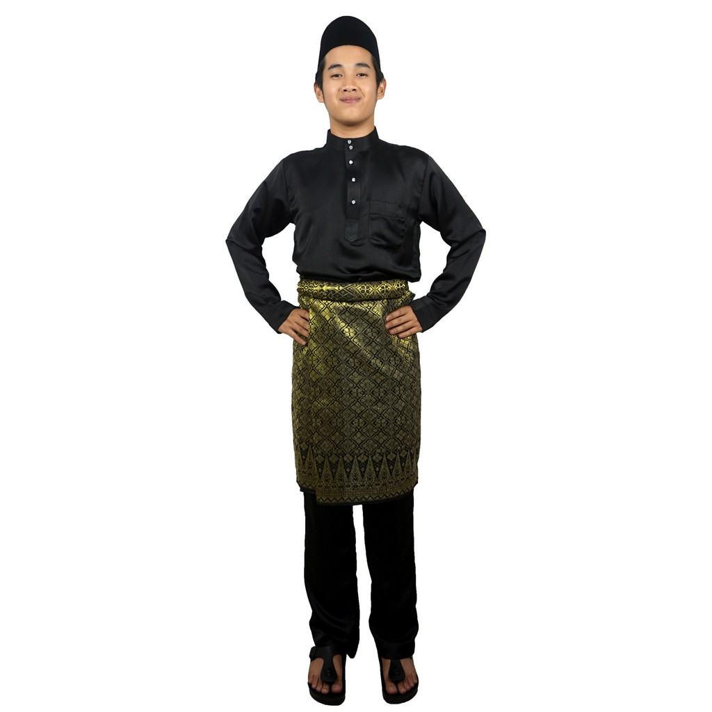 20 Trend Terbaru Baju  Melayu Hitam  Slim Fit JM 