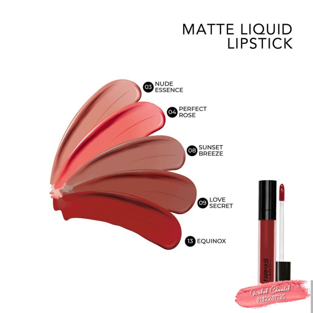 farmasi liquid matte lipstick