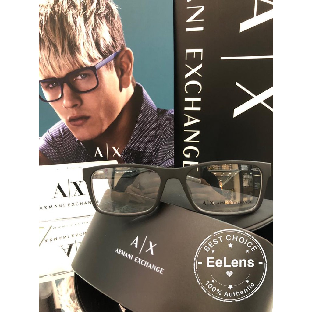 ARMANI EXCHANGE FRAME 3038 COLOUR 8199 SIZE 56 | Shopee Malaysia