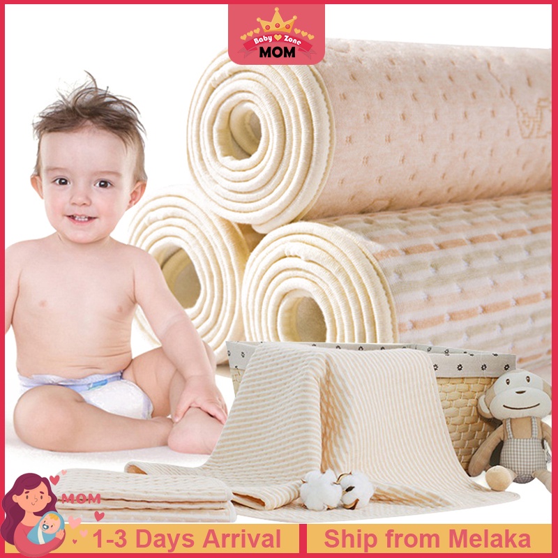 Baby Changing Pad Portable Changing Mat 100% Cotton Diaper Changing Padding Multi-Function Nappy Bedding Changing Cover Pad M-50x70cm 