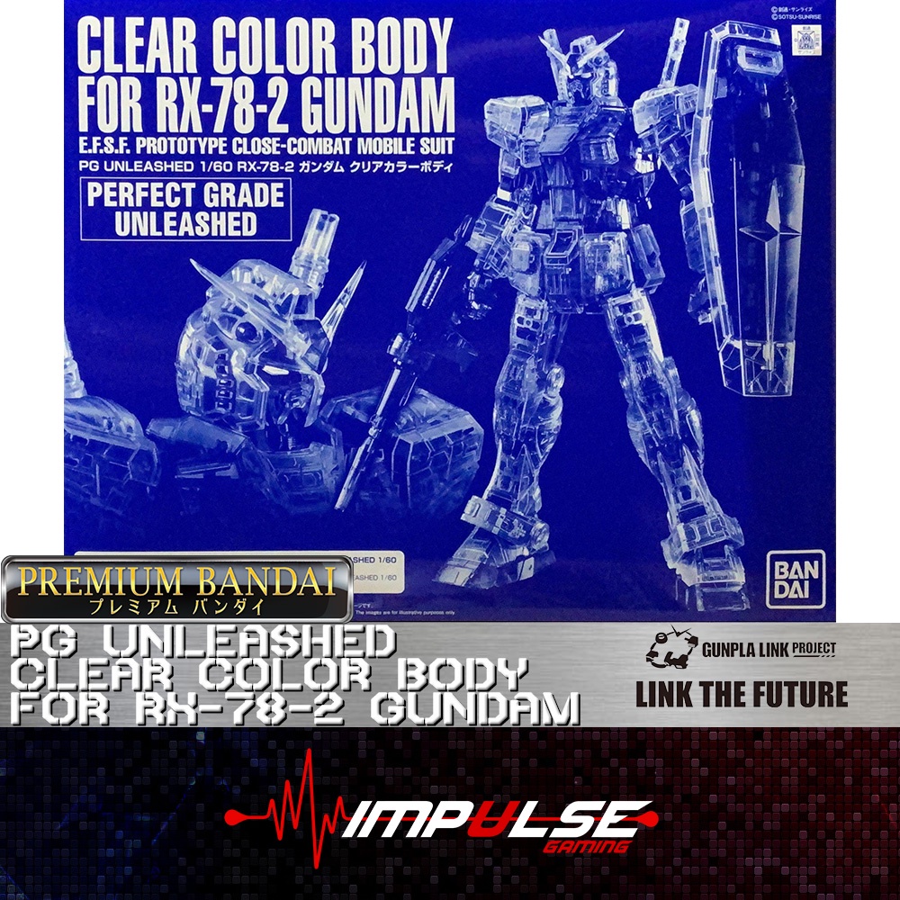 Bandai Perfect Grade Pg Unleashed 1 60 Rx 78 2 Gundam Clear Color Body Premium Shopee Malaysia