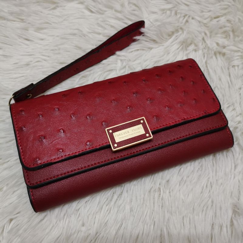 2022 Fashion Wallet Woman Long Handle Zip Purse Dompet Perempuan Murah Large Volume Shopee