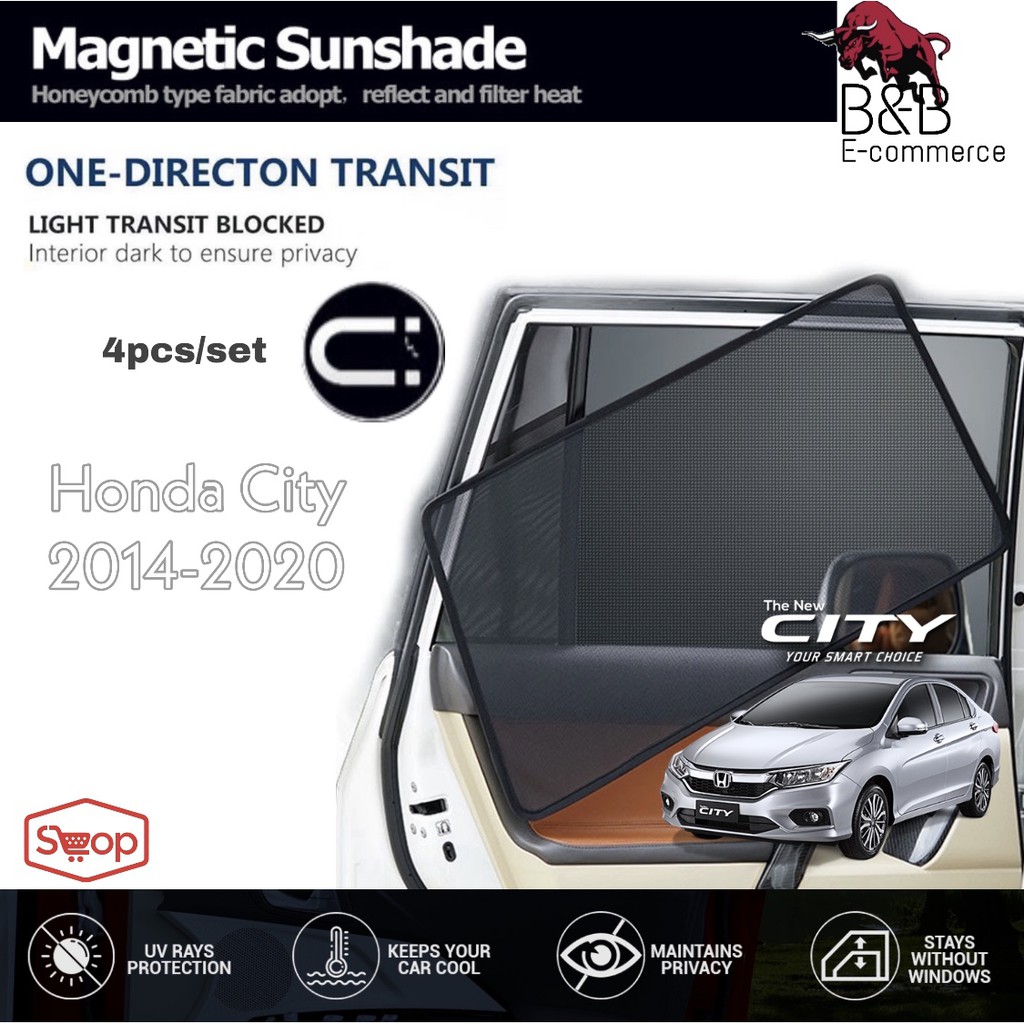 Sunshade Honda City GM / GN 20142021 (4pcs) Shopee Malaysia