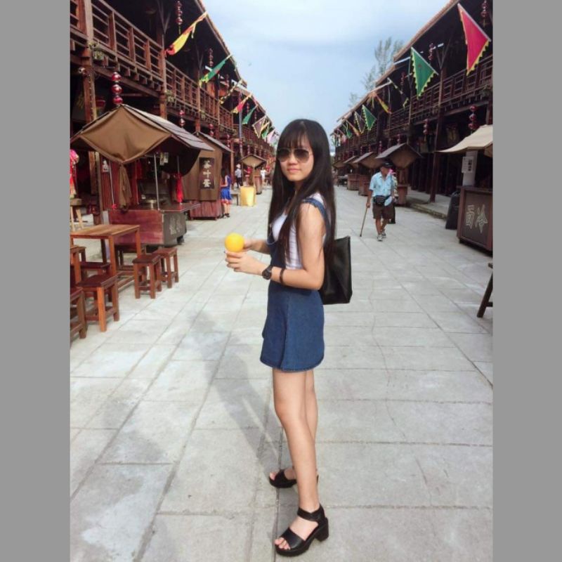 promotion Women lady fashion summer blue jean denim mini short skirts dress casual jumpsuit 夏天网红女神甜美女装气质显瘦吊带牛仔短裙连衣裙连身裙