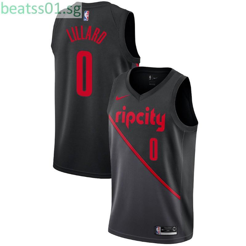 damian lillard black jersey