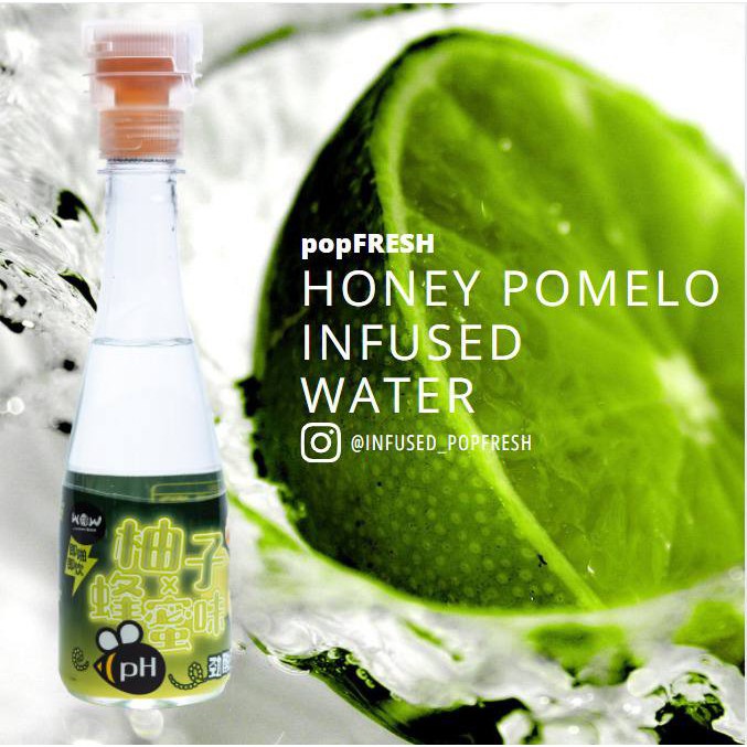 Hot Selling Pure Fresh Yuzu Flavour Infused Water 柚子蜂蜜饮料 335ml Organic Honey Extract Halal Shopee Malaysia