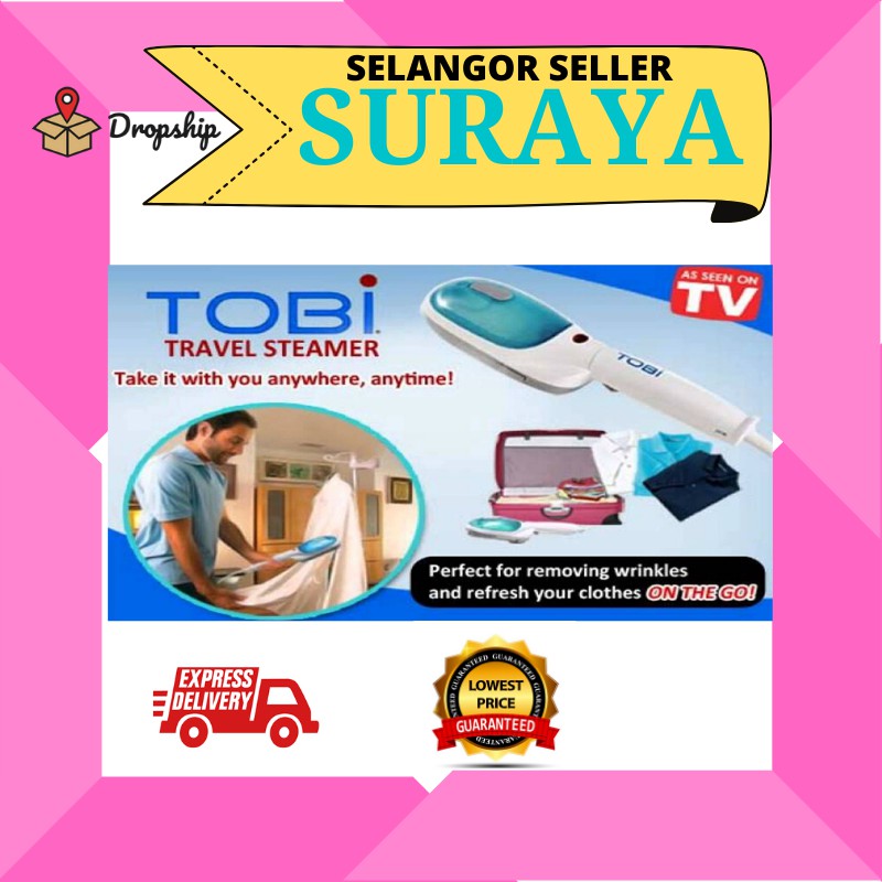TOBI Portable Handheld Garment Steamer Electric Iron Mini Iron Mini