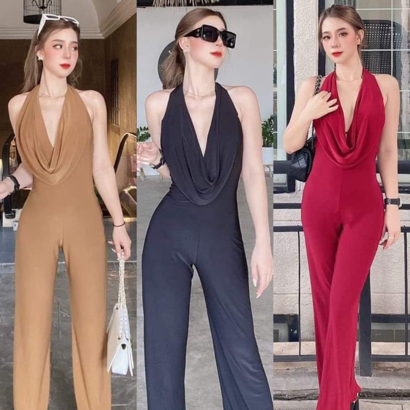 Jumpsuit With Foam Padding Weighted Neck Beautiful Shape