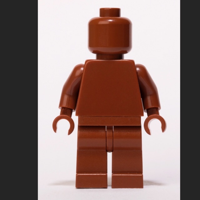 Reddish Brown Monochrome LEGO® minifigure NEW Reddish Brown Monochrome LEGO® minifigure NEW
