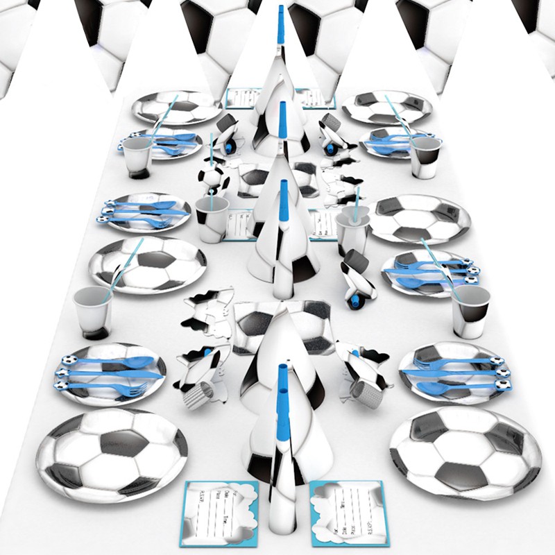 Party Football Soccer Happy Baby Shower Birthday Decorate Tablecloth Football Theme Kids Favors Party Supplies Shopee Malaysia