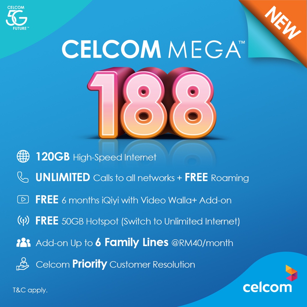 Unlimited celcom speed mega Celcom Unlimited