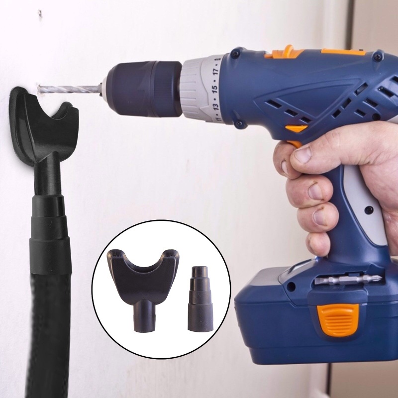 Duty DIY Hands-Free Dust Collector Extraction Tool Effectively Remove Debris From Drill Hole - Image 4
