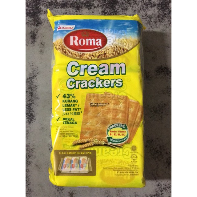 Roma Cream Cracker 405g Shopee Malaysia