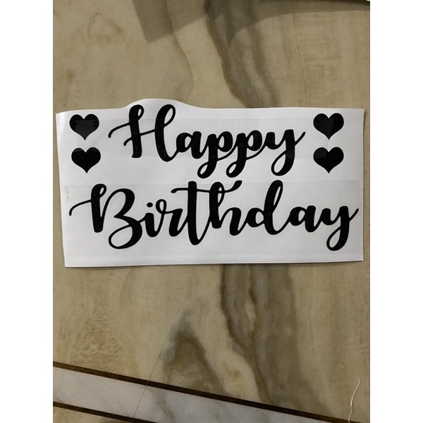 happy birthday sticker for 18inch balloon | Shopee Malaysia