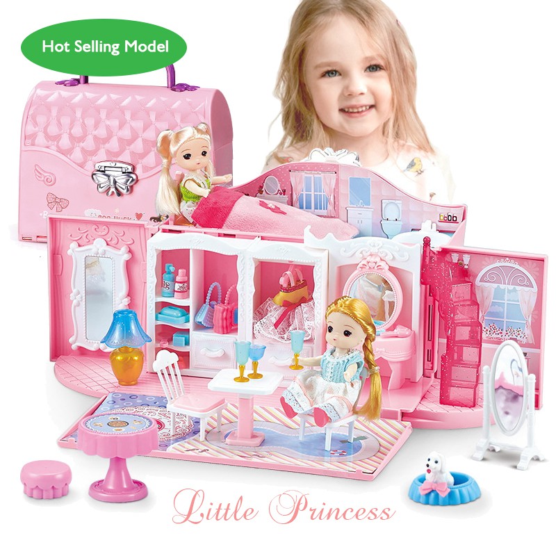 princess doll house set