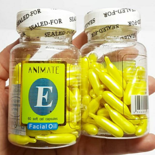Vitamin E Facial Oil whitening 60 capsules.. viral!! | Shopee Malaysia