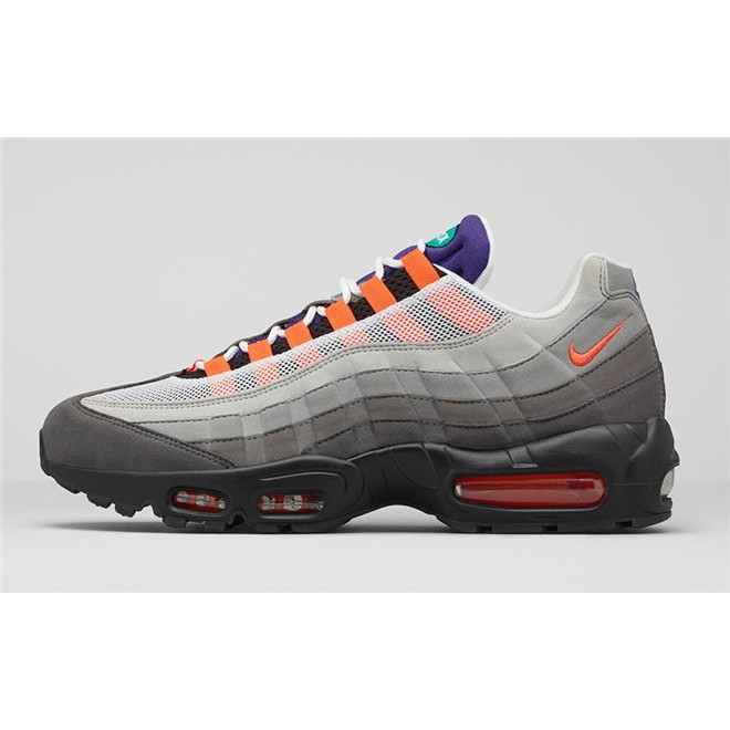 air max 95 orange black white