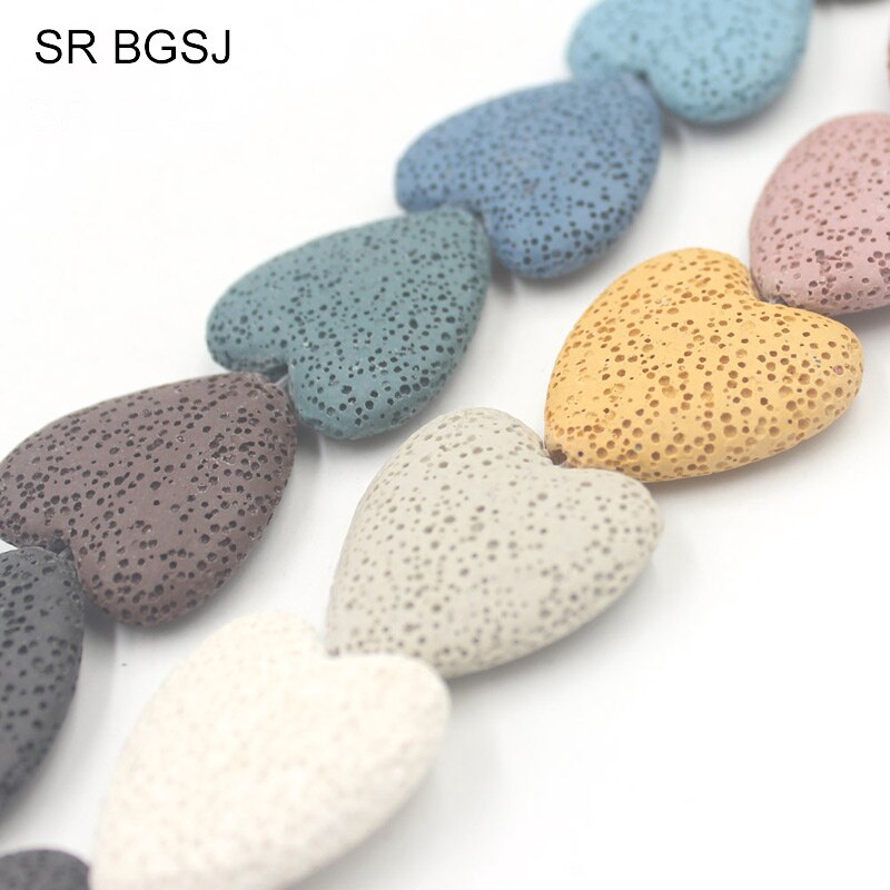 large flat stone beads