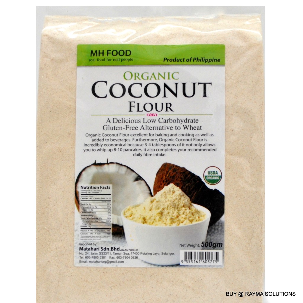 MH FOOD Organic Coconut Flour, Gluten-free, 500g | Shopee Malaysia