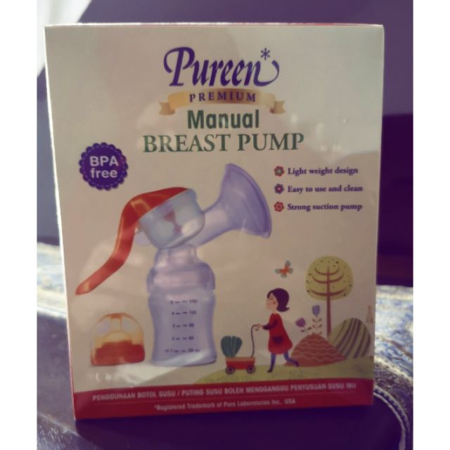 Pureen Breast Pump Manual Shopee Malaysia