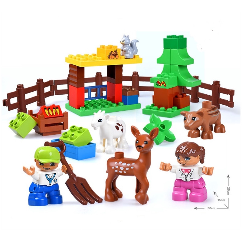 duplo animal blocks