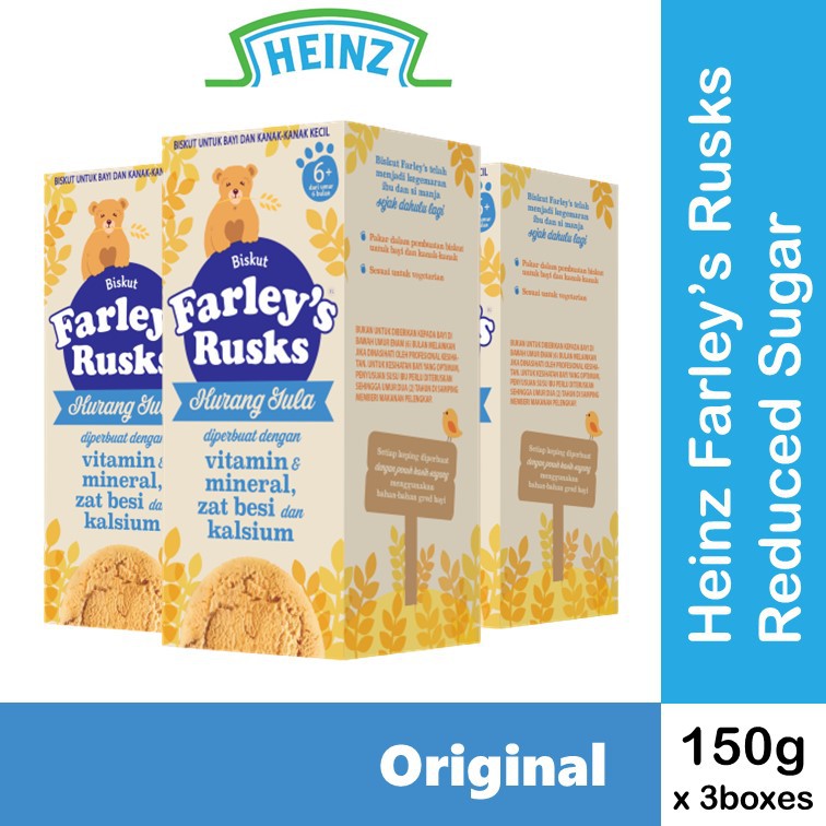 farley's reduced sugar rusks