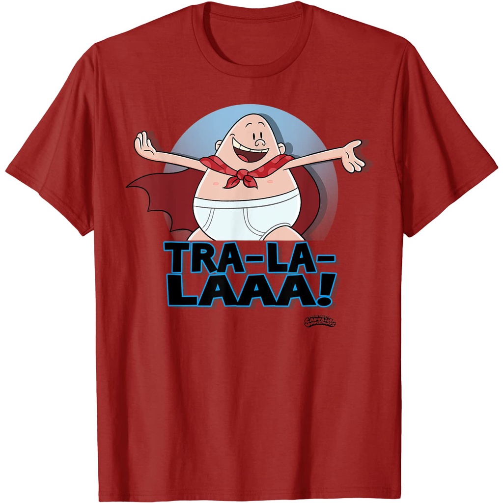 Captain Underpants The First Epic Movie Tra La Laaa T-Shirt Fashion Tops Boys Girls Distro Age 1 2 3 4 5 6 7 8 9 10 11 12 Years