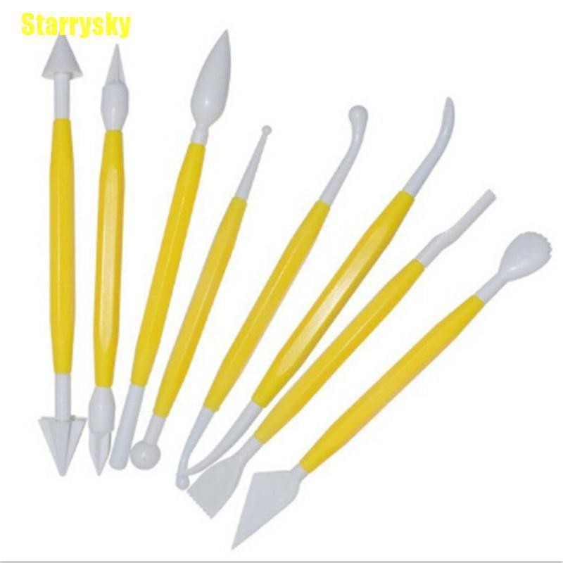Heavy Tool Starrysky 8Pcs/Set Kids Favorite Polymer Clay Tools Plastic Shaping Toys DIY Workshop - Image 2