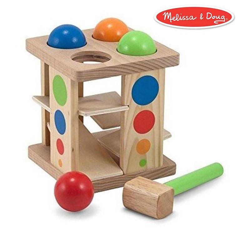 melissa and doug wooden hammer set