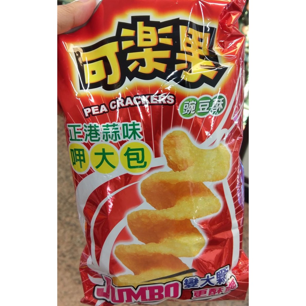 ( 125 gm ) JUMBO Taiwan Lian Hwa Pea Crackers - Garlic Flavour 台湾 联华食品 ...