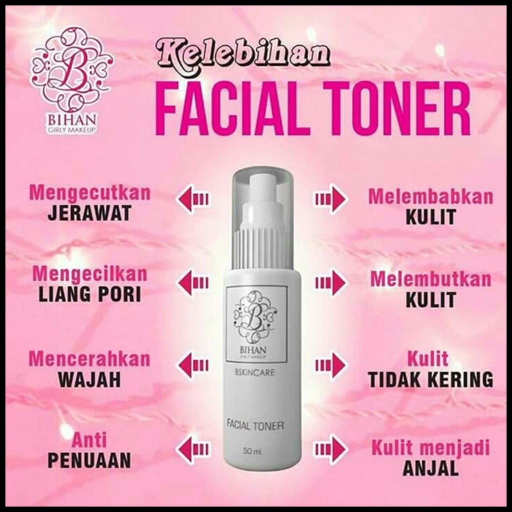 Bihan B Skincare Set Gold Set 3x Kesan Bgm Facial Toner Shopee Malaysia