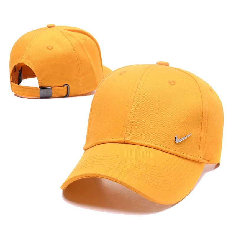 yellow nike cap