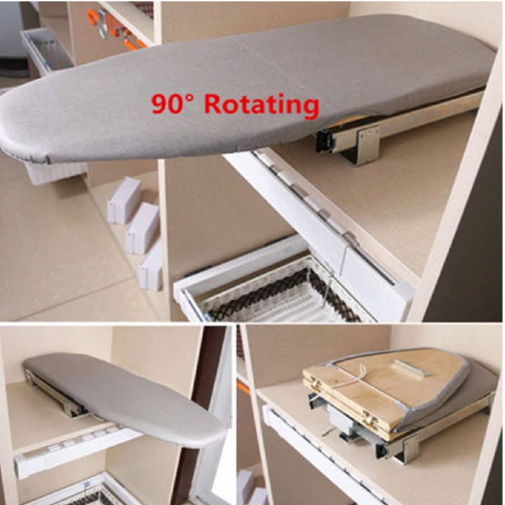Pull Out Folding Ironing Board Plate Car Carbinet Drawer Mounted
