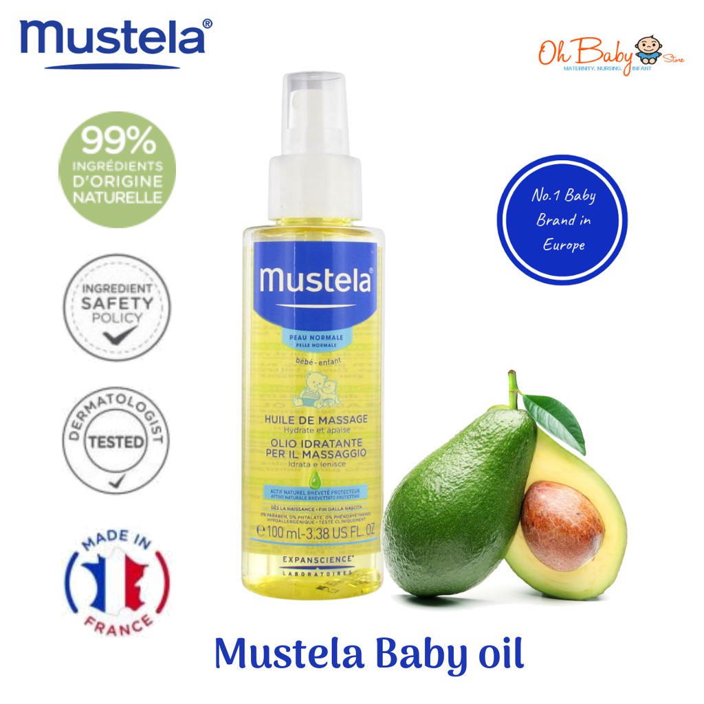 mustela baby oil ingredients