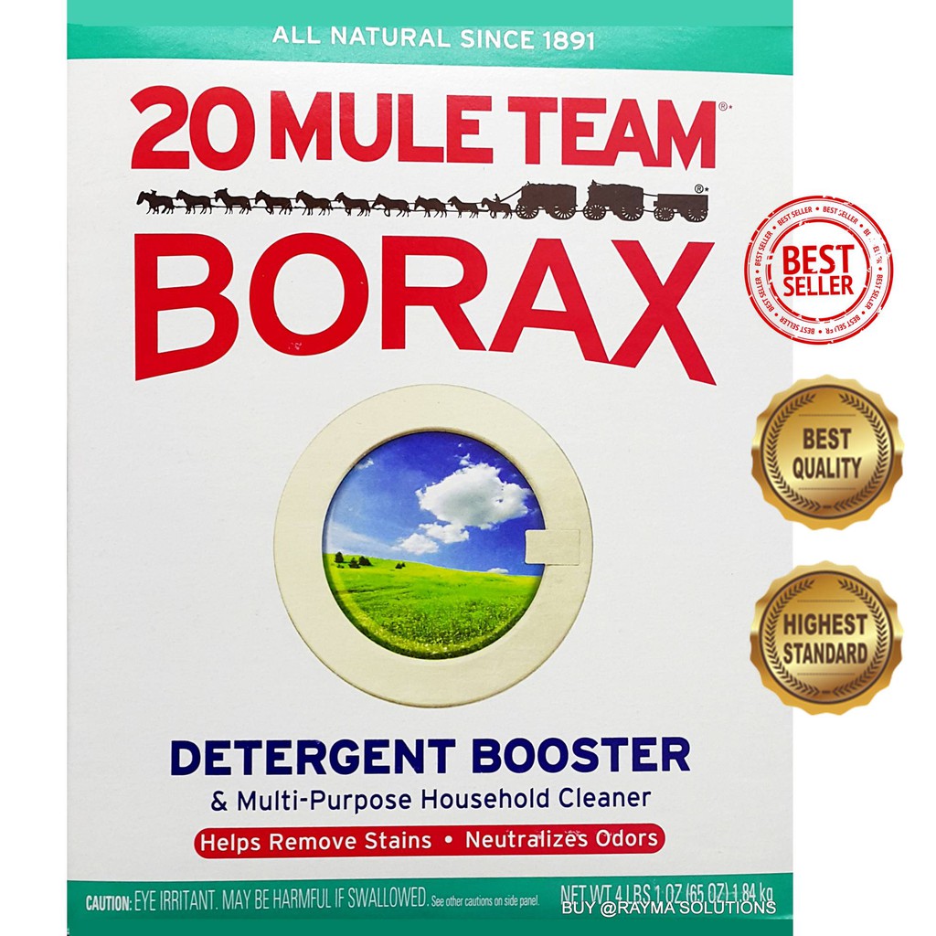 [ORIGINAL] 20 MULE TEAM BORAX Detergent Booster And Multi-Purpose Household  Cleaner, USA 1.84kg