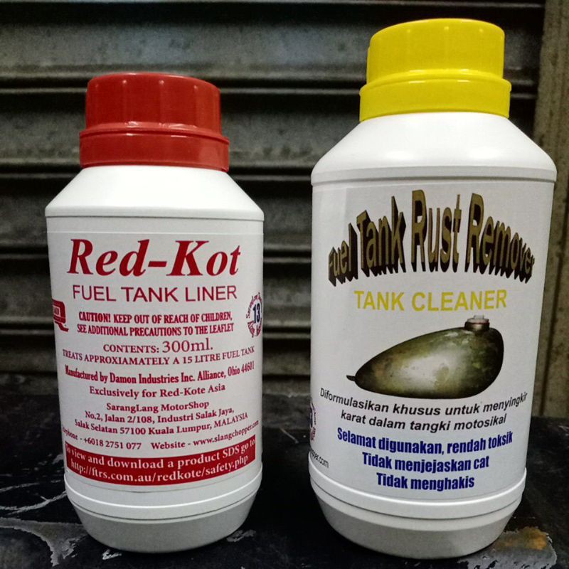 300ml.RedKote Fuel Tank Coating, Tank Coating, Fuel Tank Sealer, Fuel